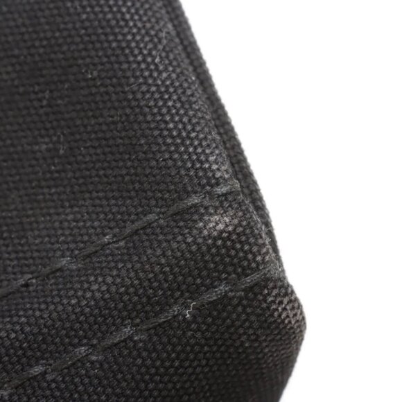 Prada Canapa Canvas x Leather Two-Way Handbag Black - Picture 14 of 16